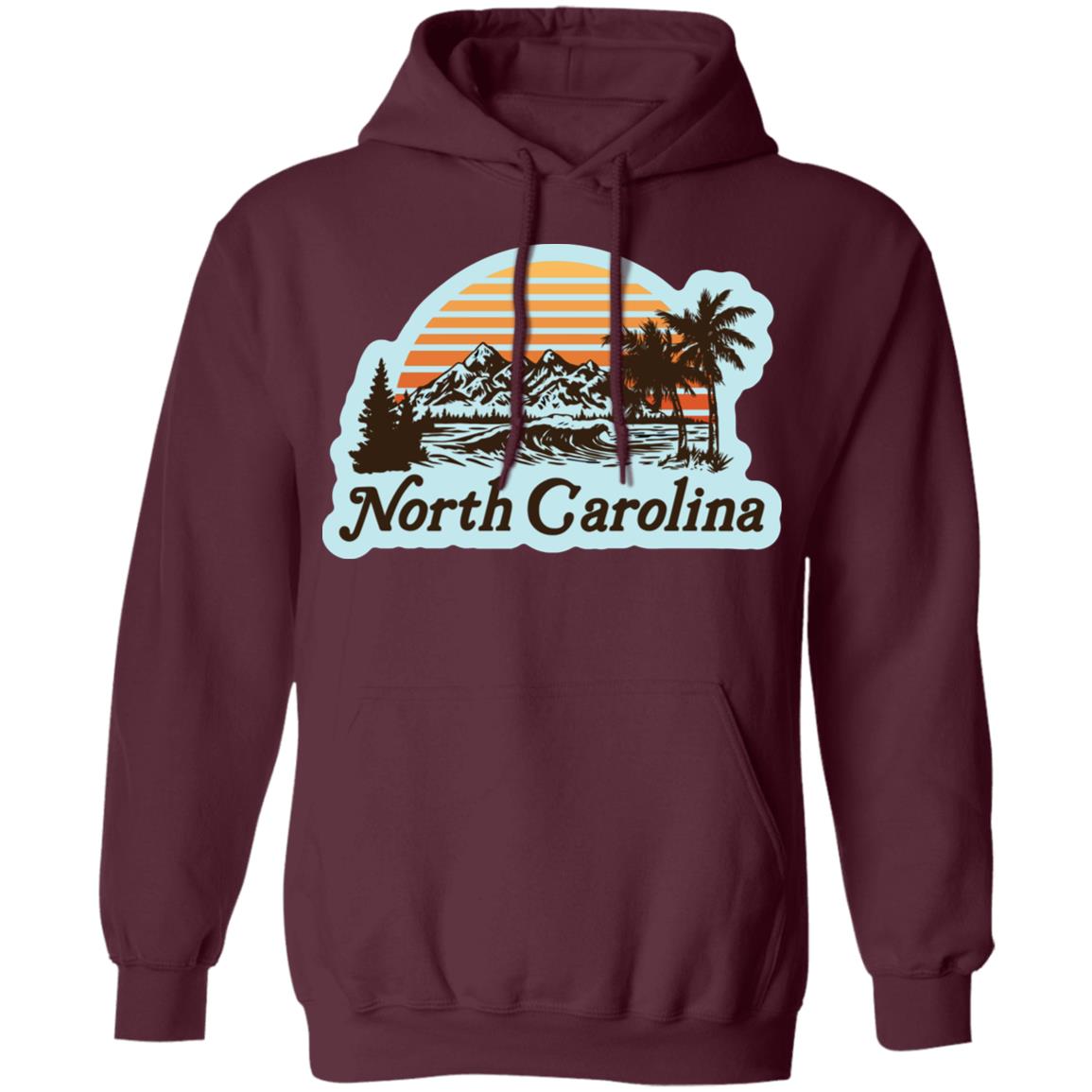 borth carolina shirt black hoodie sweatshirt - Teechipus