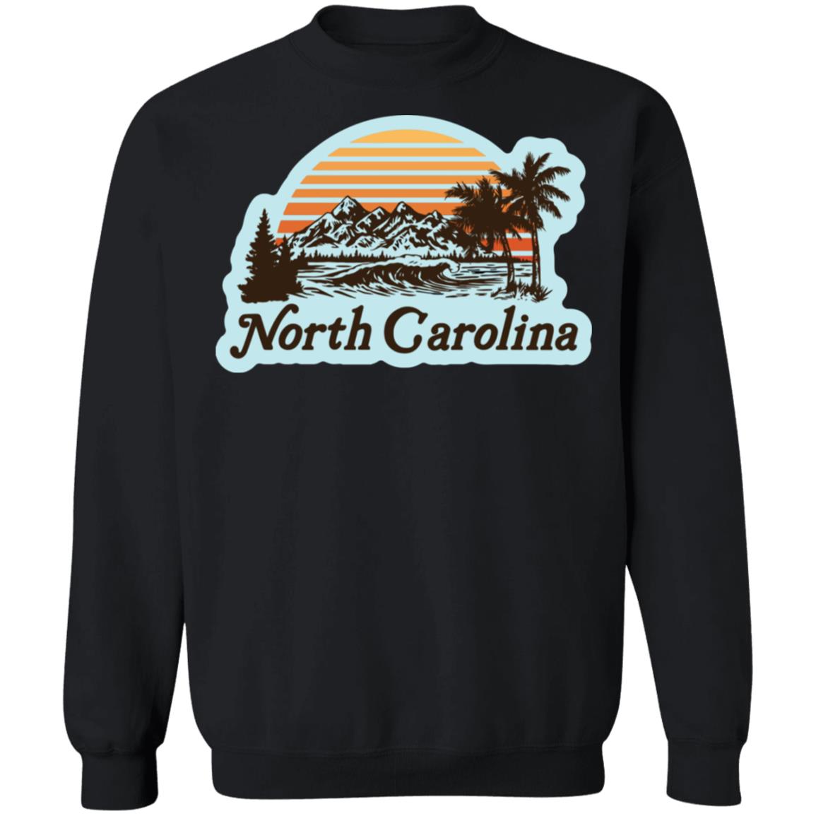 borth carolina shirt black hoodie sweatshirt - Teechipus