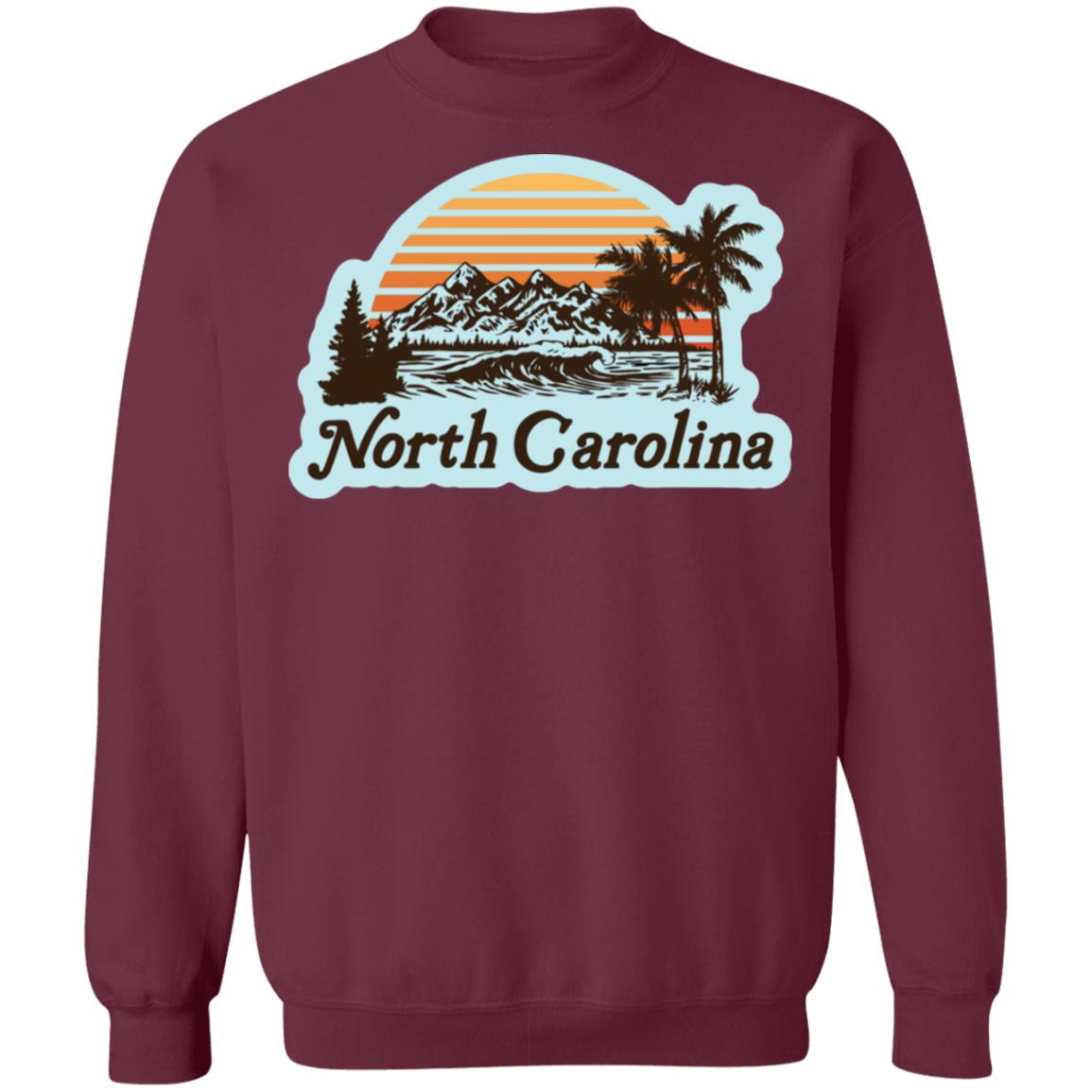 borth carolina shirt black hoodie sweatshirt - Teechipus