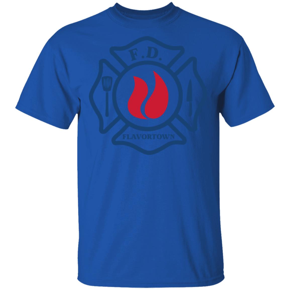 flavortown fire department shirt black t shirt - Teechipus