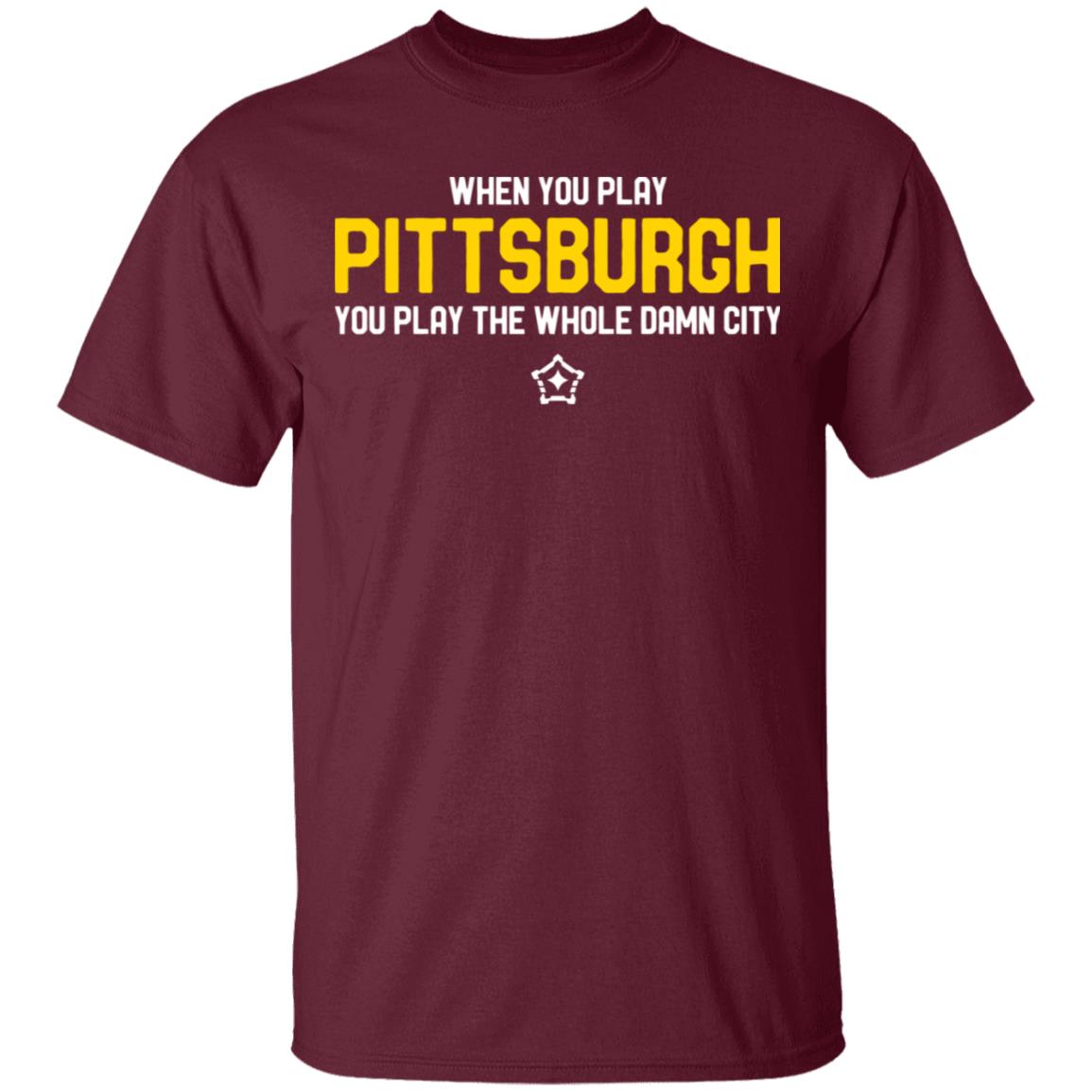 you play pittsburgh t shirt balck hoodie sweatshirt - Teechipus