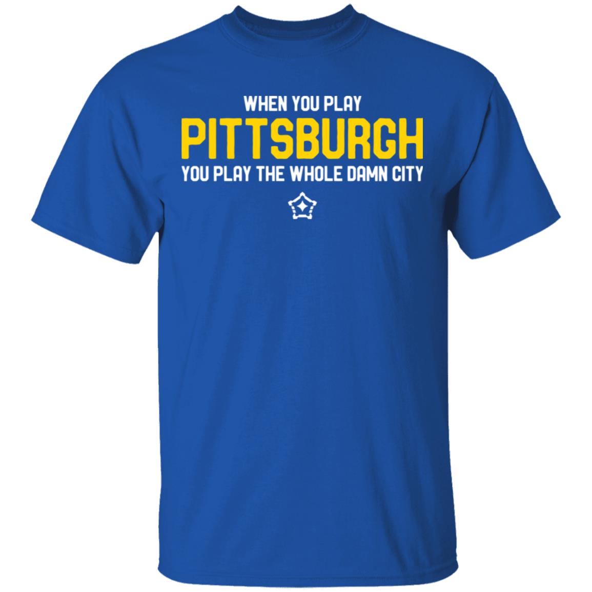 you play pittsburgh t shirt balck hoodie sweatshirt - Teechipus