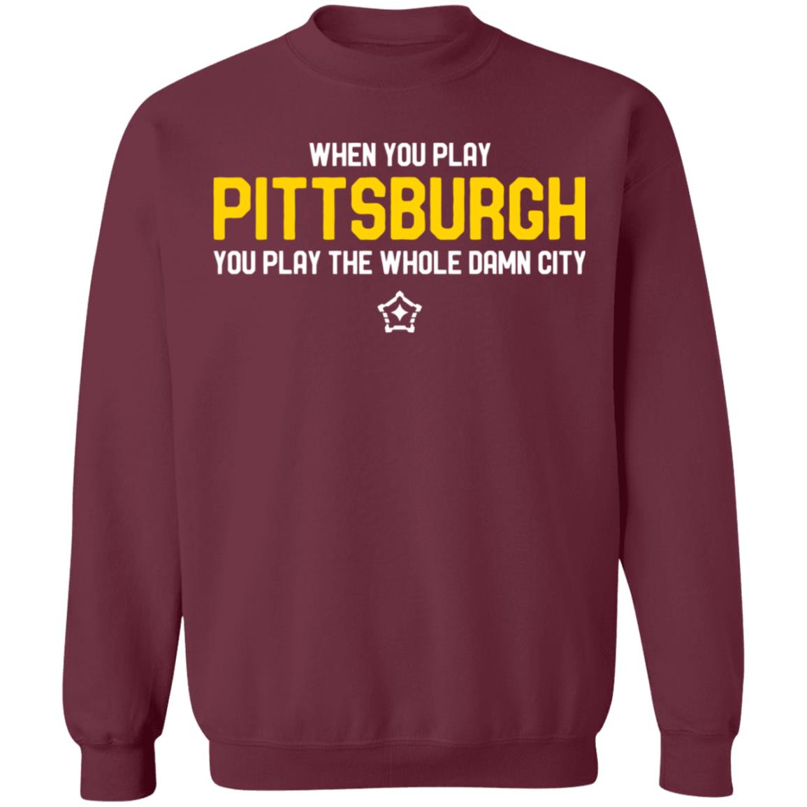 you play pittsburgh t shirt balck hoodie sweatshirt - Teechipus