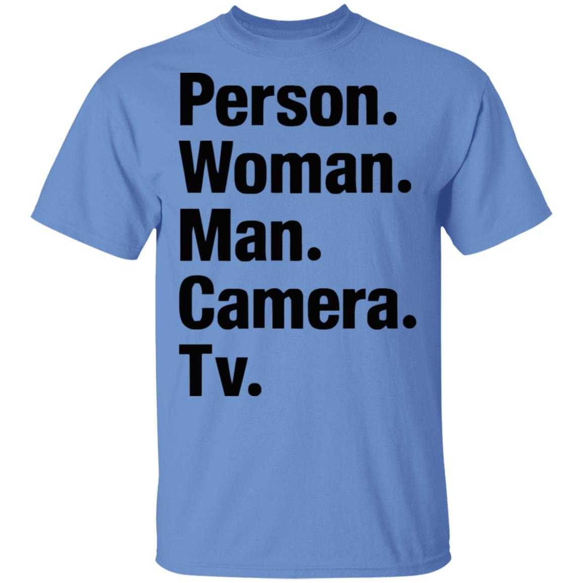 person woman man camera tv t shirt white hoodie - Teechipus