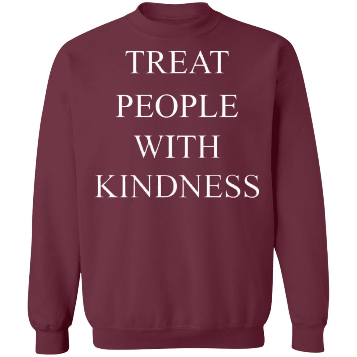 Treat People with Kindness pull over t shirt black hoodie - Teechipus