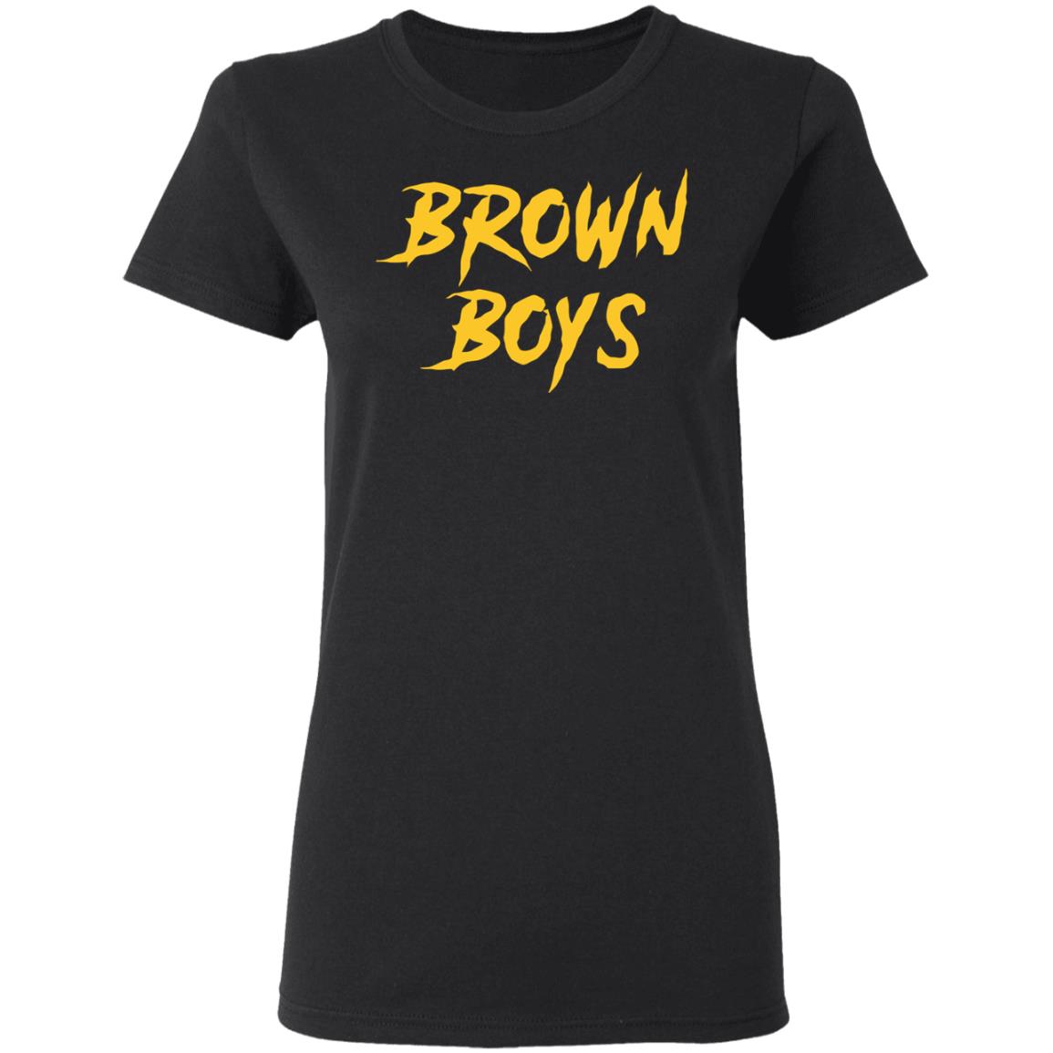 Brown Boyst shirt Black Hoodie Sweatshirt - Teechipus