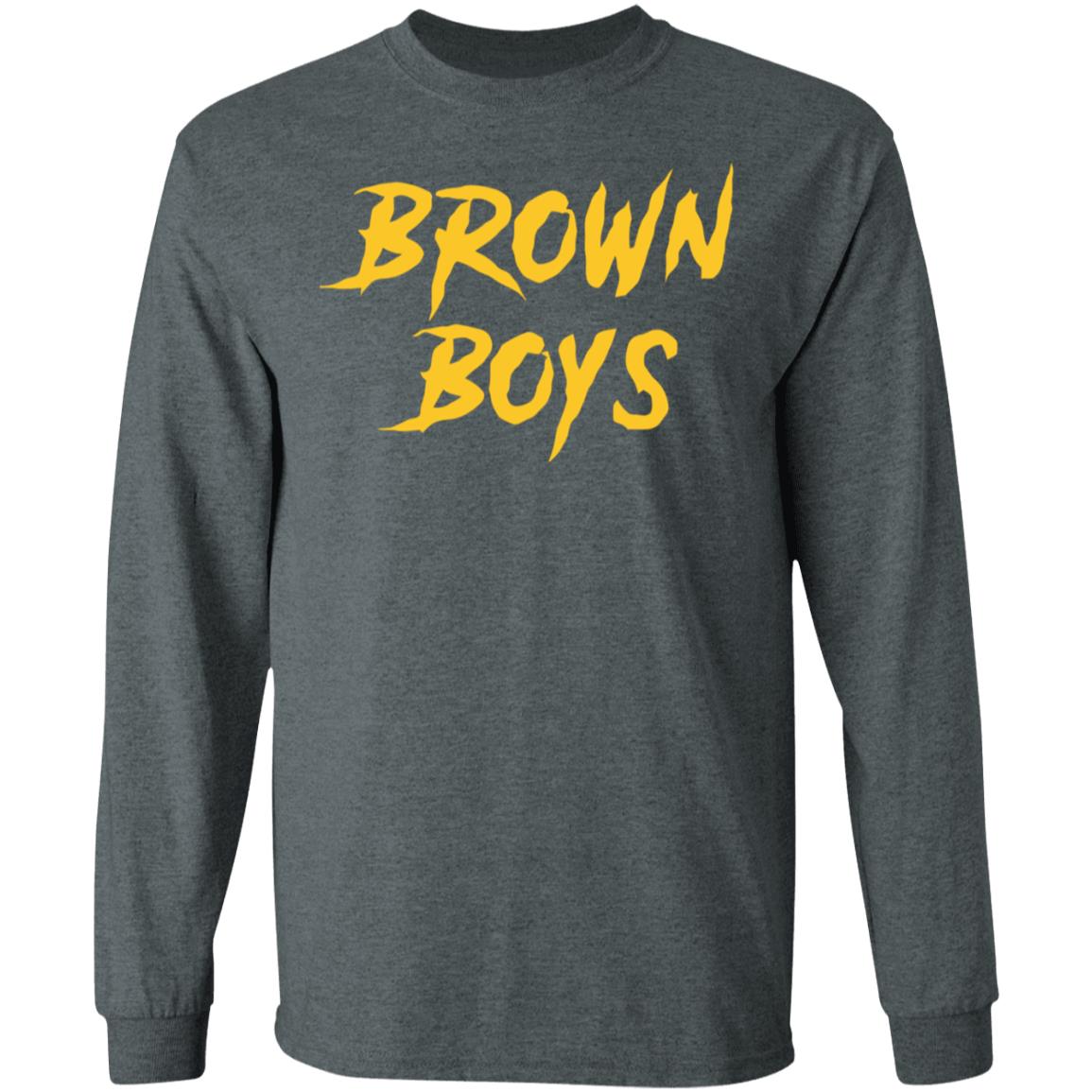 Brown Boyst shirt Black Hoodie Sweatshirt - Teechipus