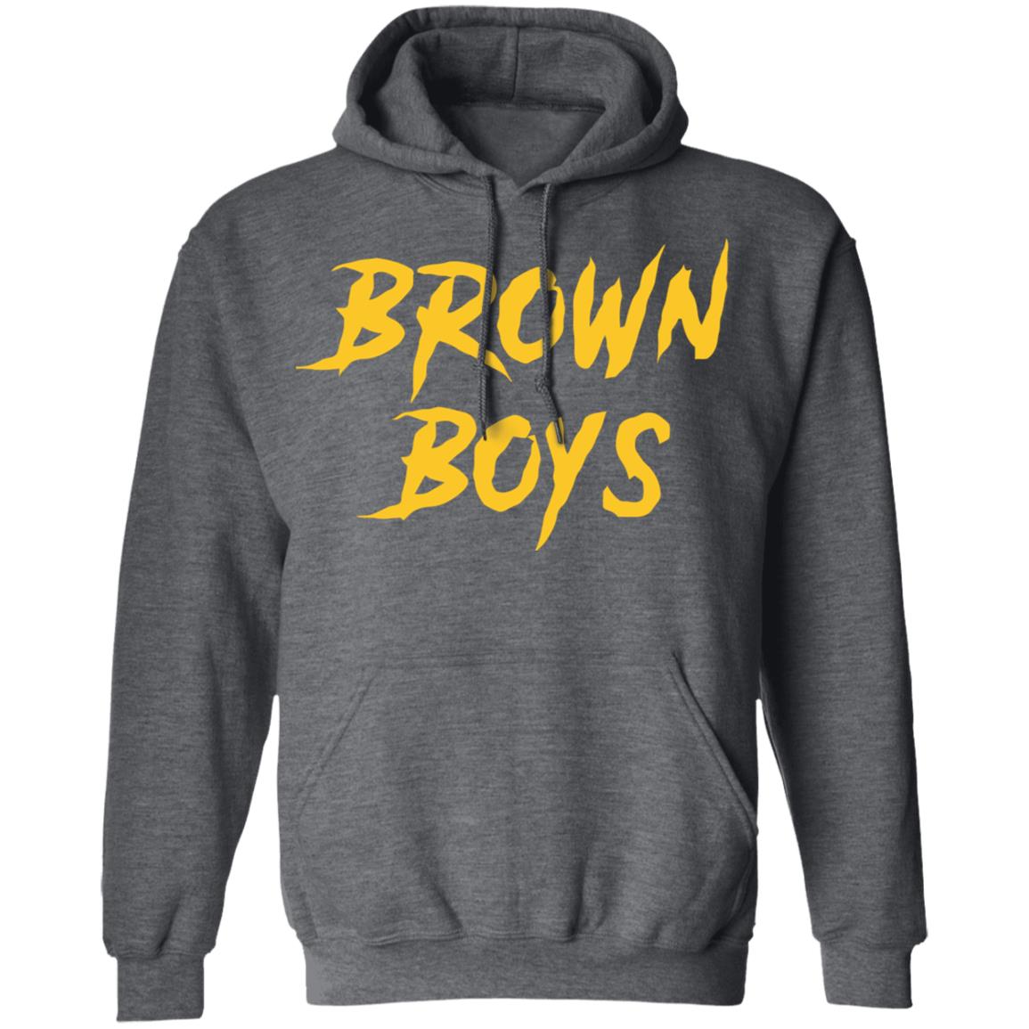 Brown Boyst shirt Black Hoodie Sweatshirt - Teechipus
