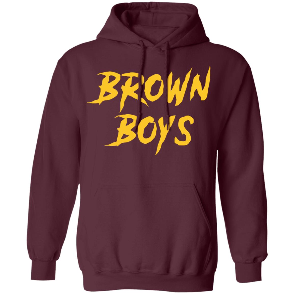 Brown Boyst shirt Black Hoodie Sweatshirt - Teechipus
