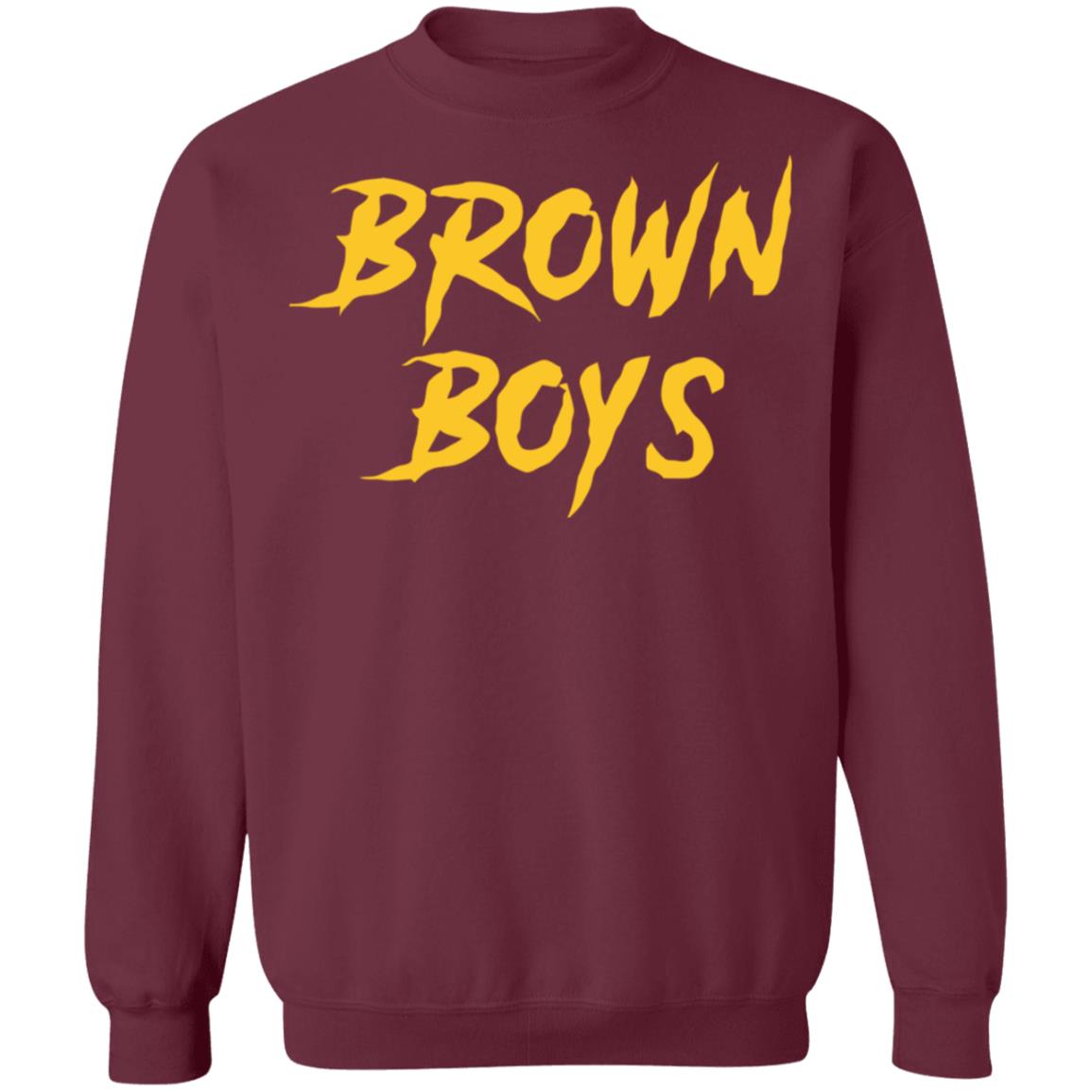 Brown Boyst shirt Black Hoodie Sweatshirt - Teechipus