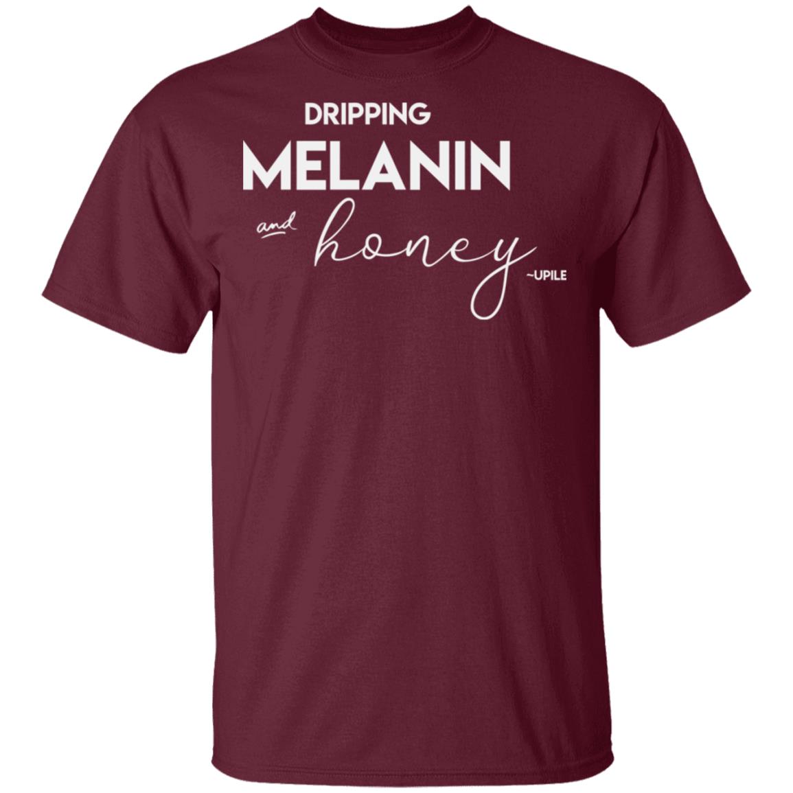 dripping melanin shirt black hoodie t shirt - Teechipus