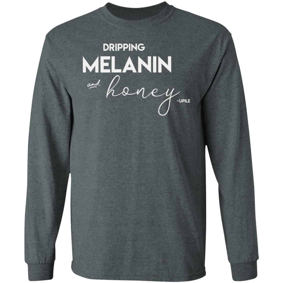 dripping melanin shirt black hoodie t shirt - Teechipus