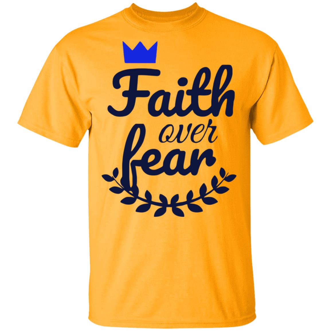 Faith Over Fear T Shirt white hoodie sweatshirt - Teechipus