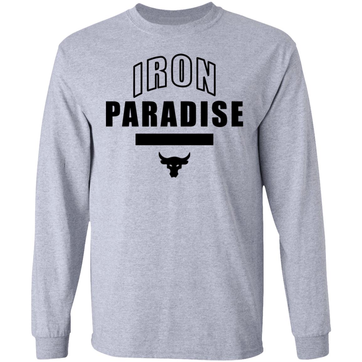 iron paradise t shirt black hoodie sweatshirt - Teechipus
