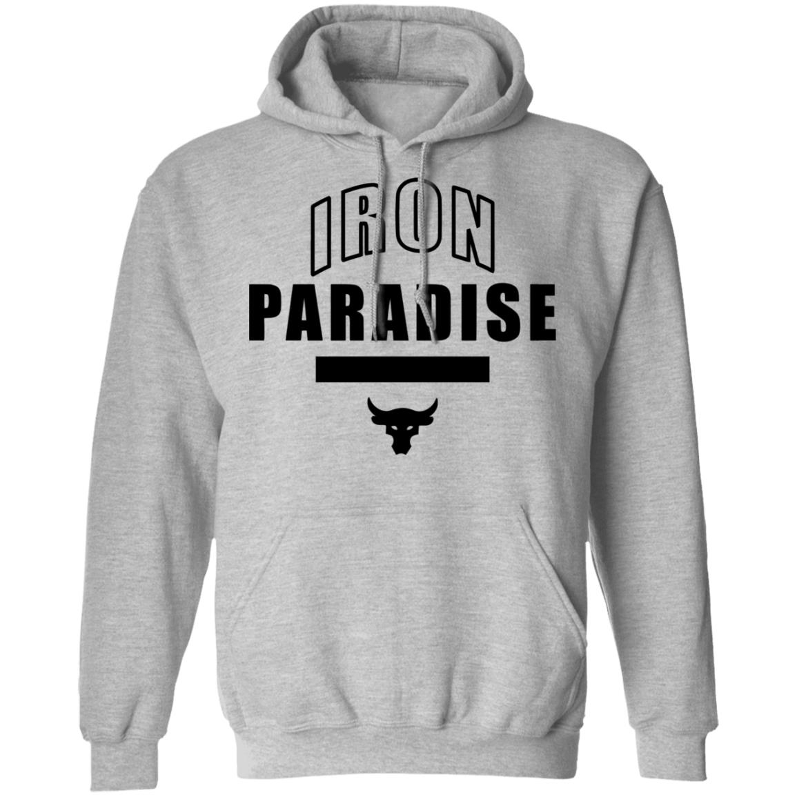 iron paradise t shirt black hoodie sweatshirt - Teechipus