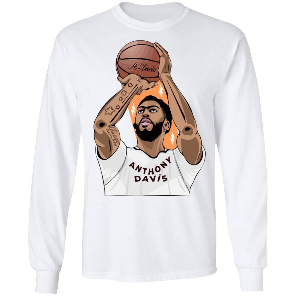 Anthony Davis t shirt white hoodie shirt - Teechipus