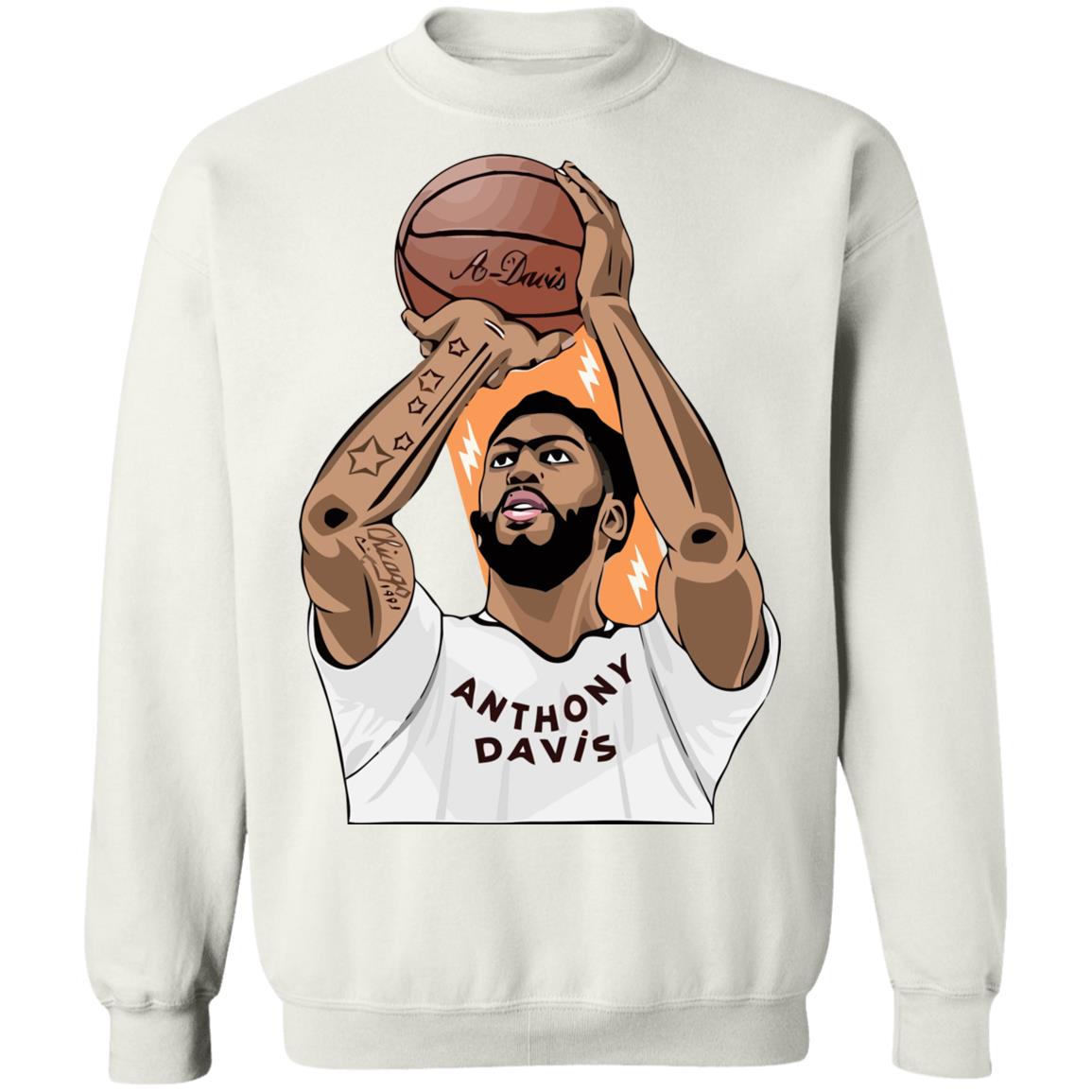 Anthony Davis t shirt white hoodie shirt - Teechipus