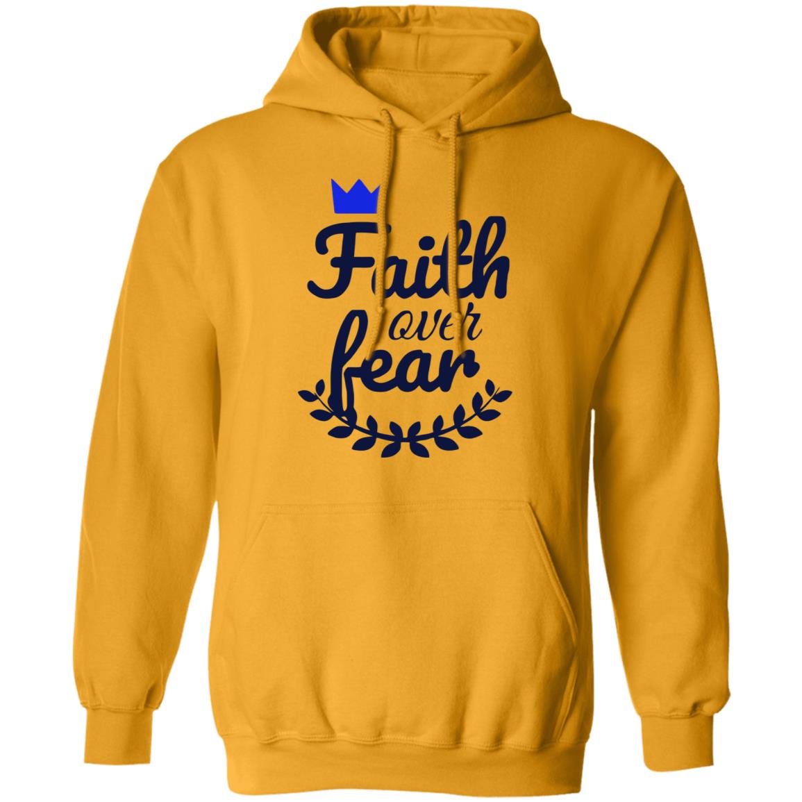 Faith Over Fear T Shirt white hoodie sweatshirt - Teechipus