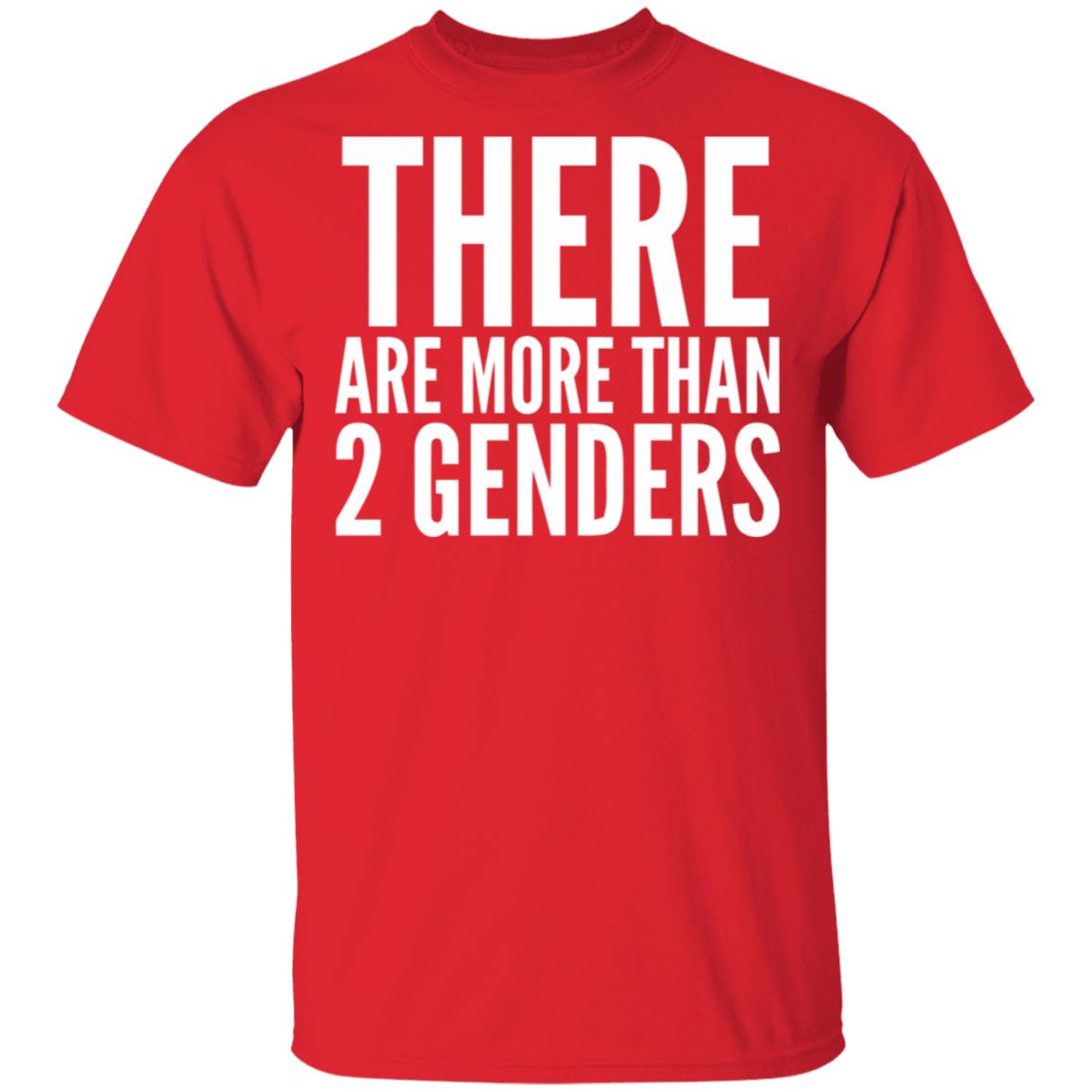 there are more than two genders shirt black - Teechipus