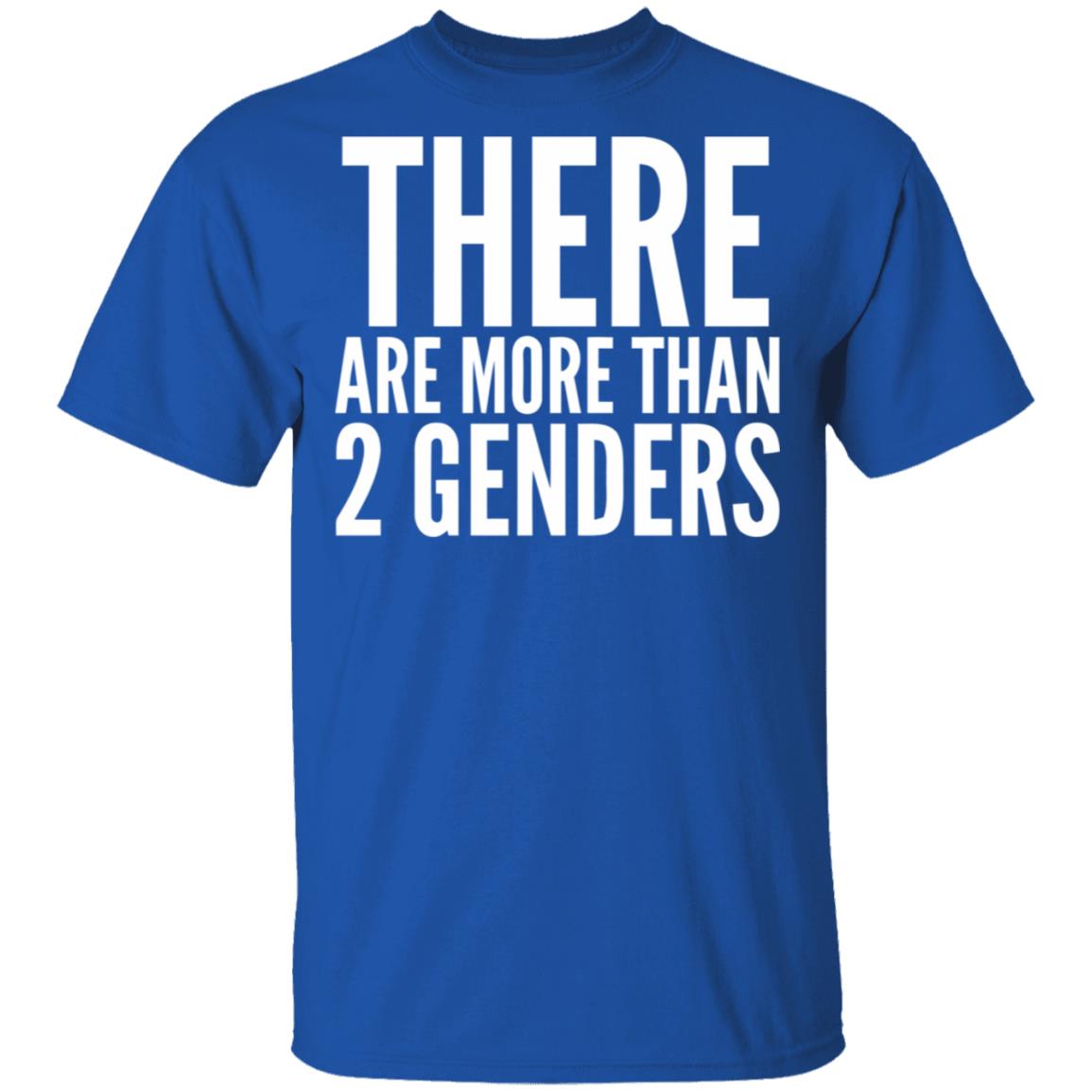 there are more than two genders shirt black - Teechipus