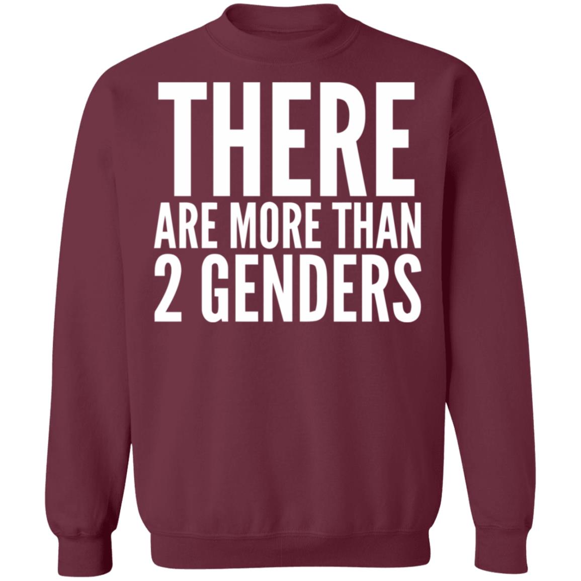 there are more than two genders shirt black - Teechipus