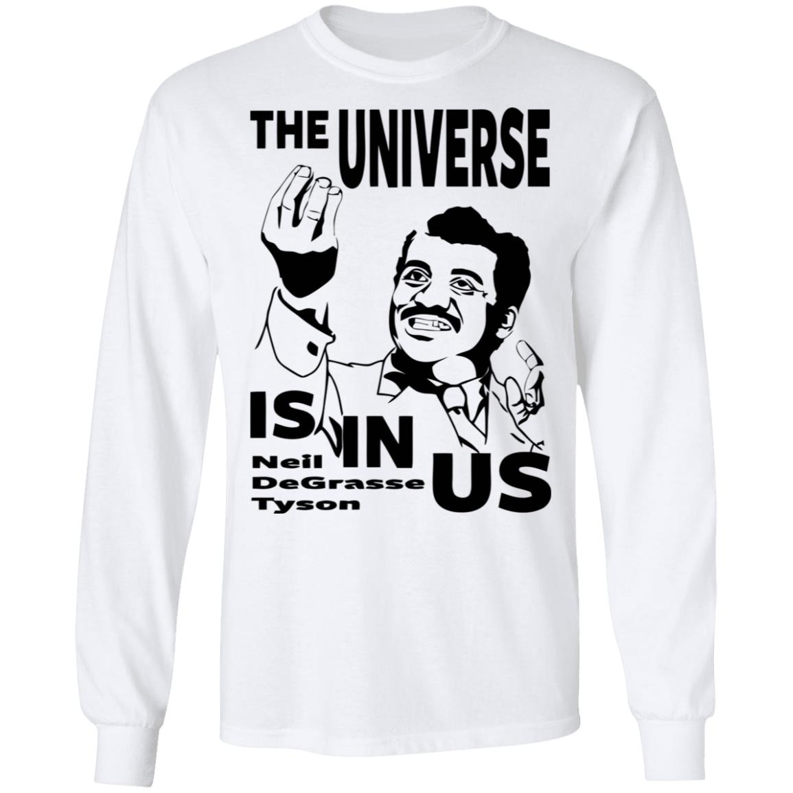 neil degrasse tyson shirt white hoodie t shirt - Teechipus