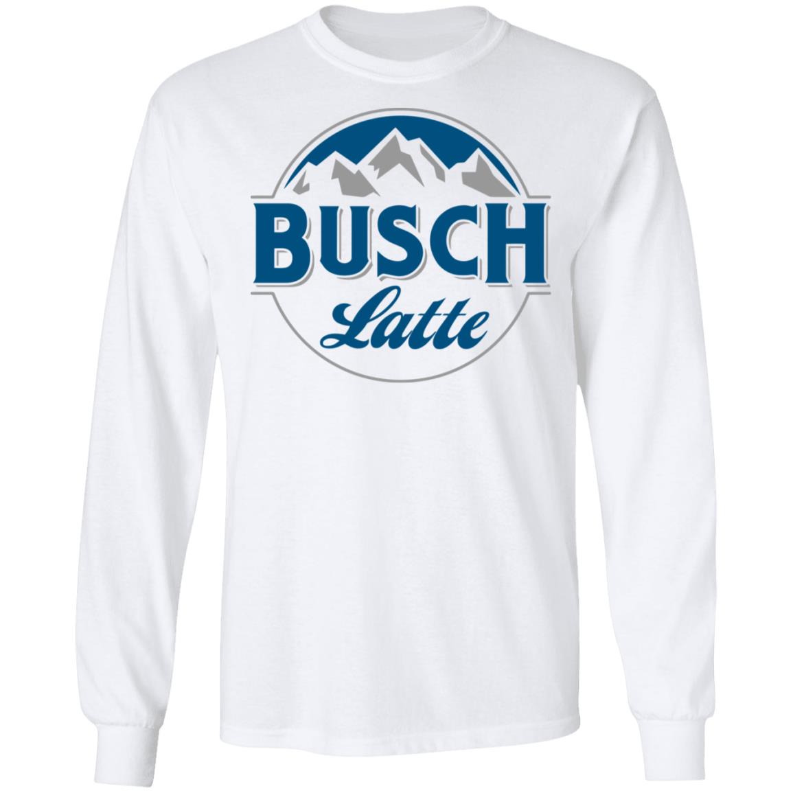 Busch Latte T Shirt white hoodie shirt - Teechipus