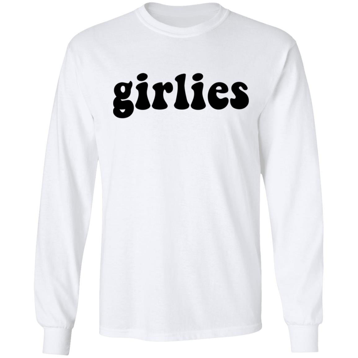 girlies shirt white hoodie t shirt - Teechipus