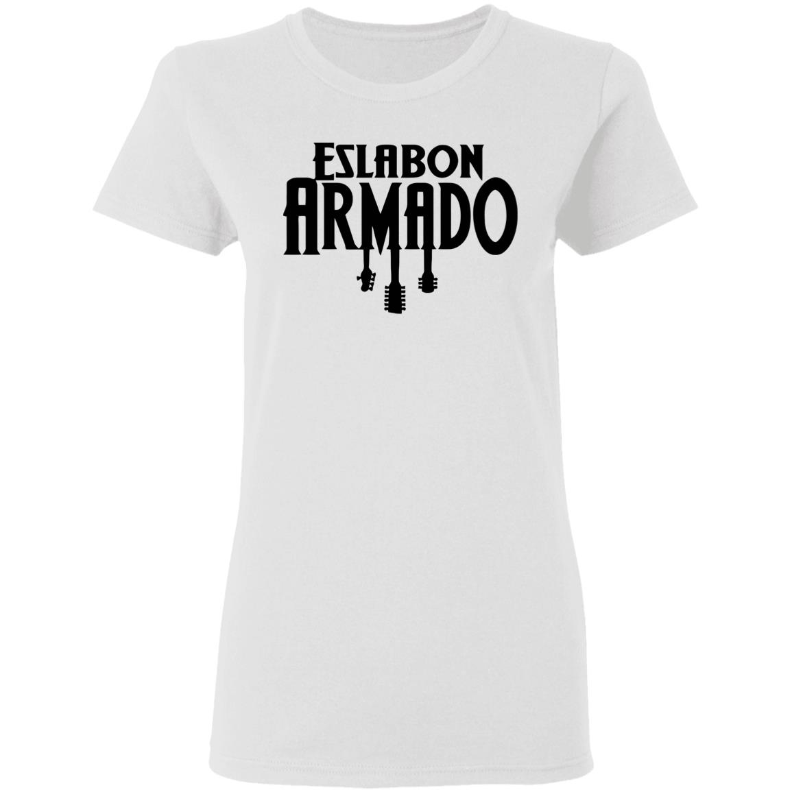eslabon armado merch t shirt white hoodie sweatshirt - Teechipus
