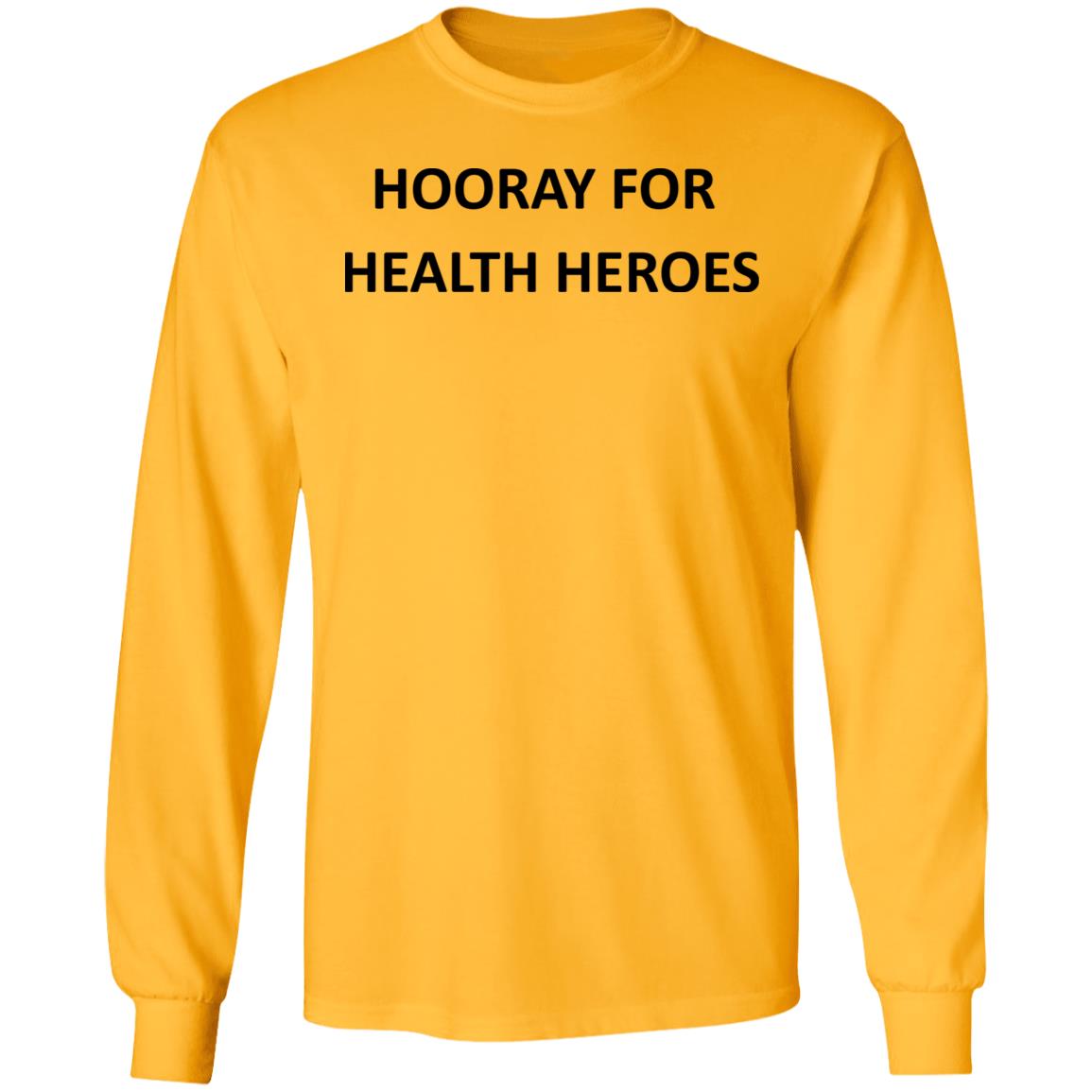 hooray for health heroes t shirt white hoodie sweatshirt - Teechipus