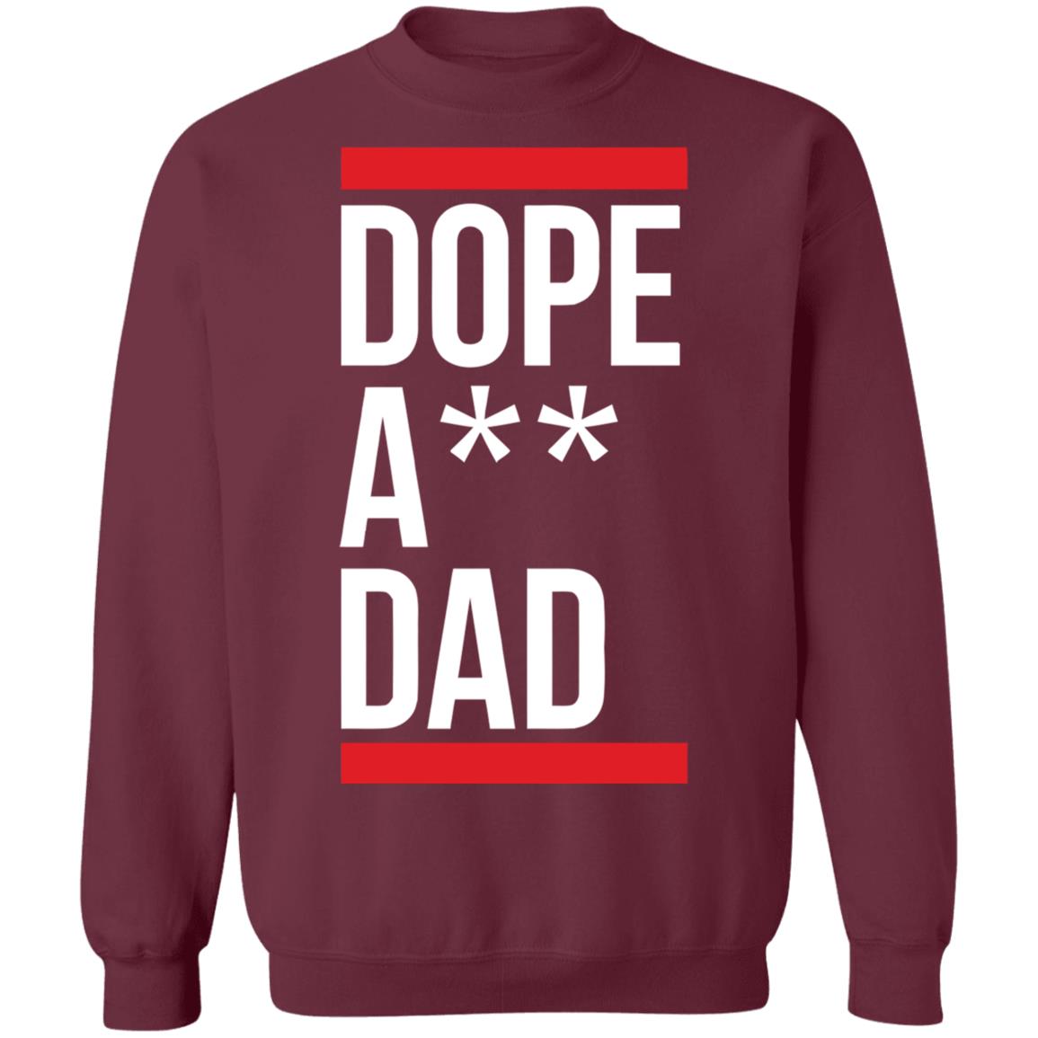 Dope A Dad T Shirt Black Hoodie Sweatshirt - Teechipus