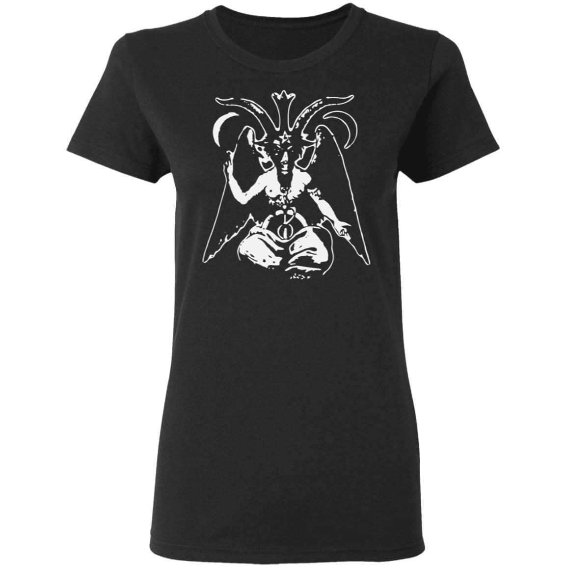 baphomet shirt black hoodie t shirt - Teechipus