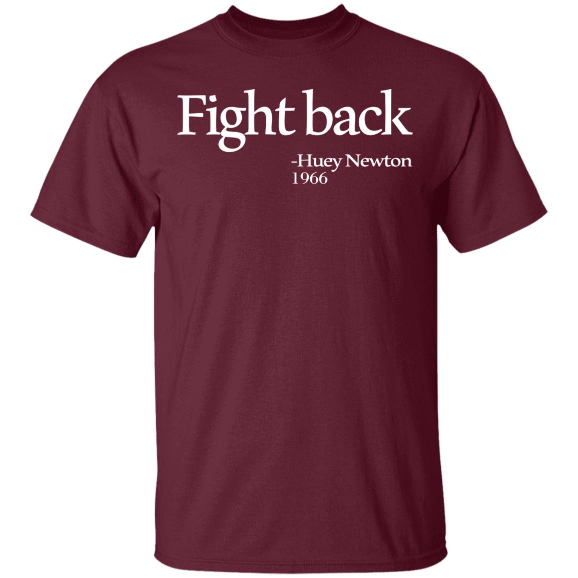 fight back huey newton shirt black hoodie t shirt - Teechipus