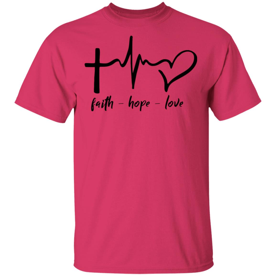 faith hope love shirt white hoodie t shirt - Teechipus