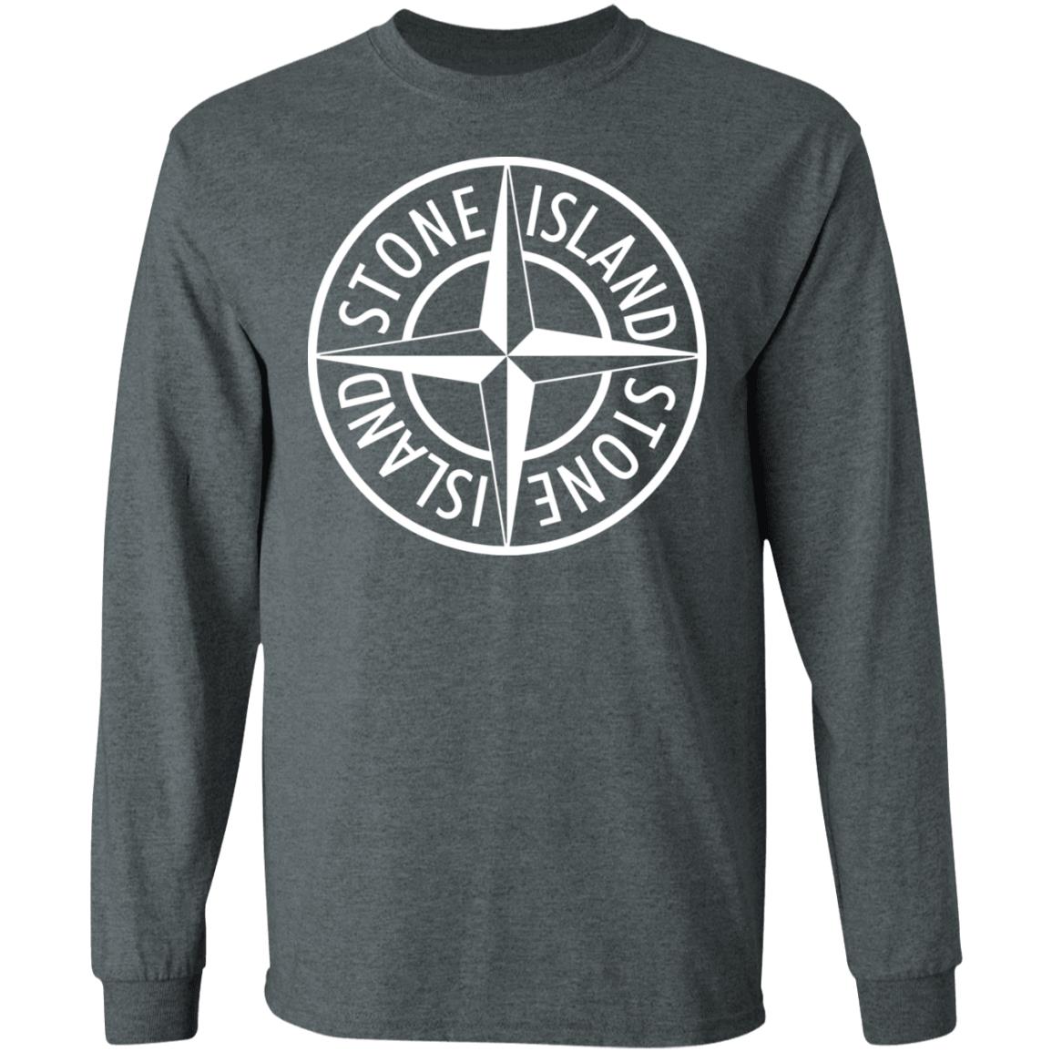 stone island shirt black hoodie t shirt - Teechipus