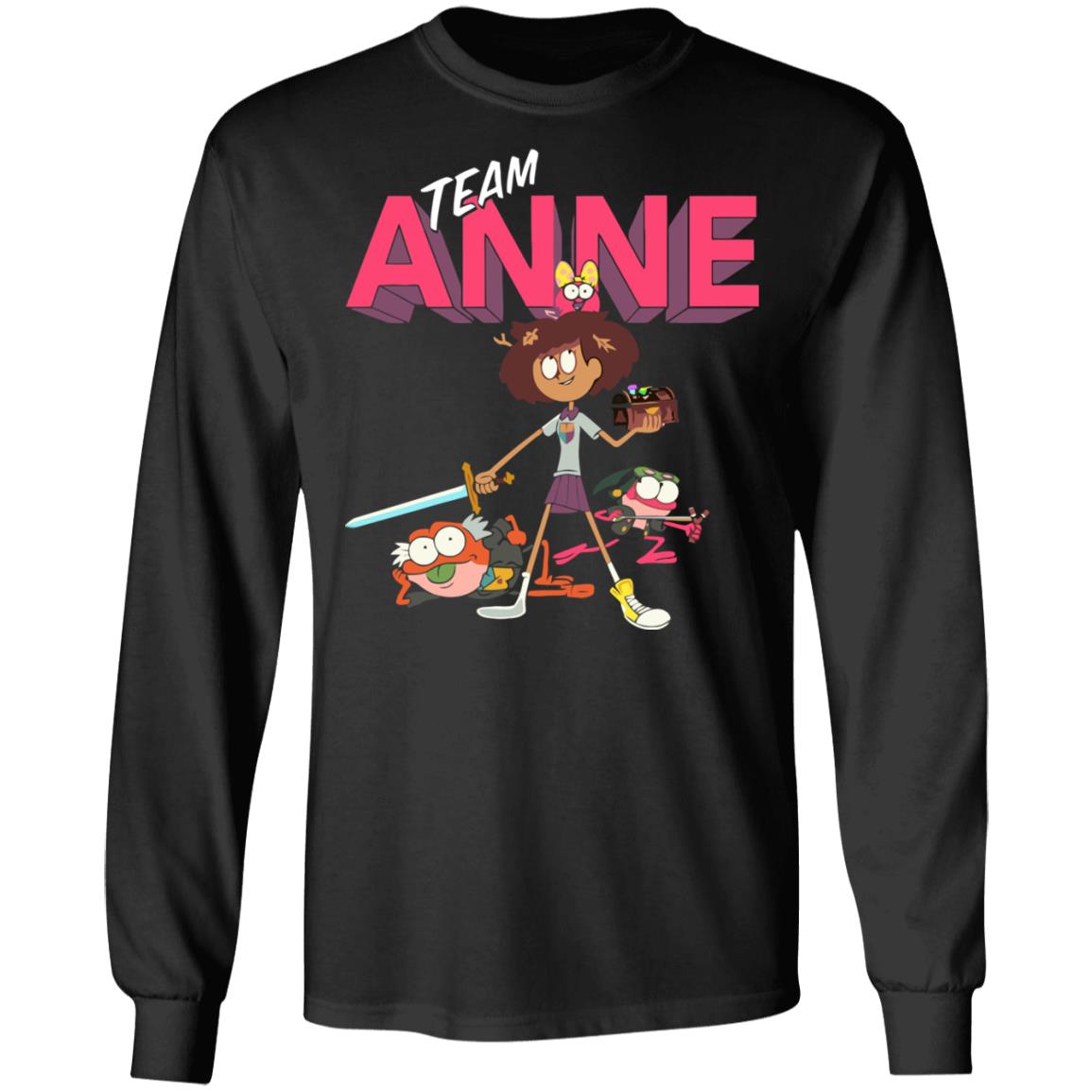 Team Anne shirt black hoodie t shirt - Teechipus