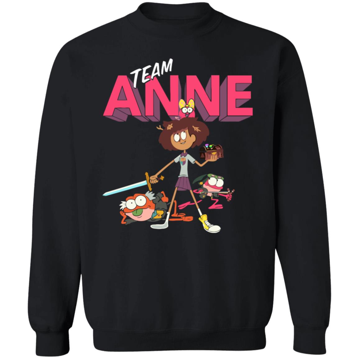 Team Anne shirt black hoodie t shirt - Teechipus