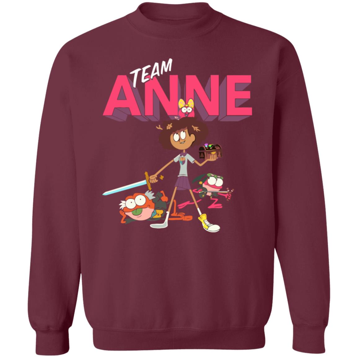 Team Anne shirt black hoodie t shirt - Teechipus
