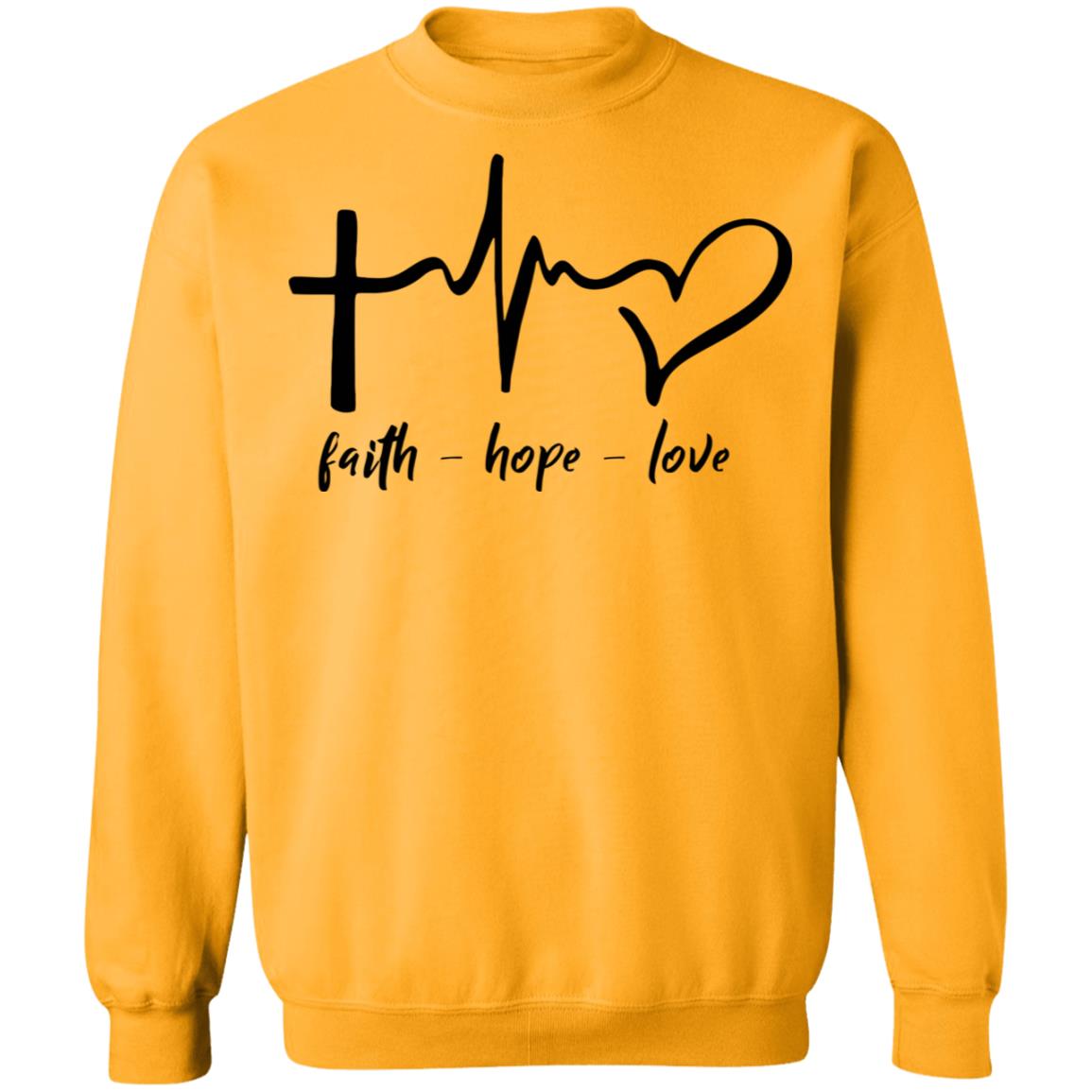 faith hope love shirt white hoodie t shirt - Teechipus