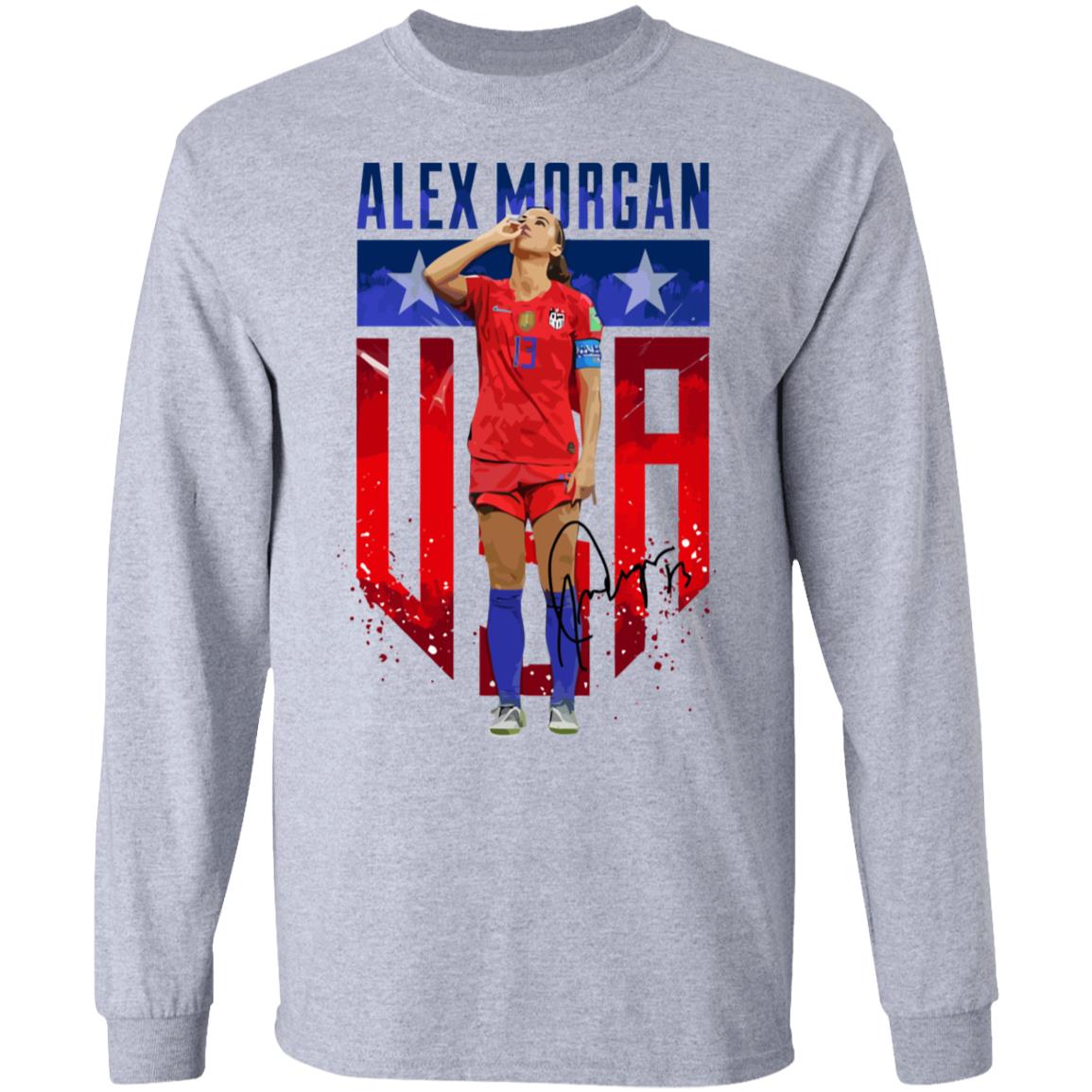 alex morgan shirt white hoodie t shirt - Teechipus