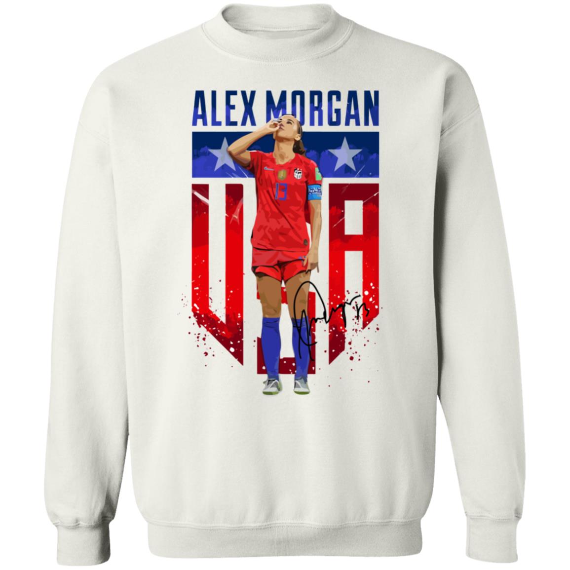 alex morgan shirt white hoodie t shirt - Teechipus