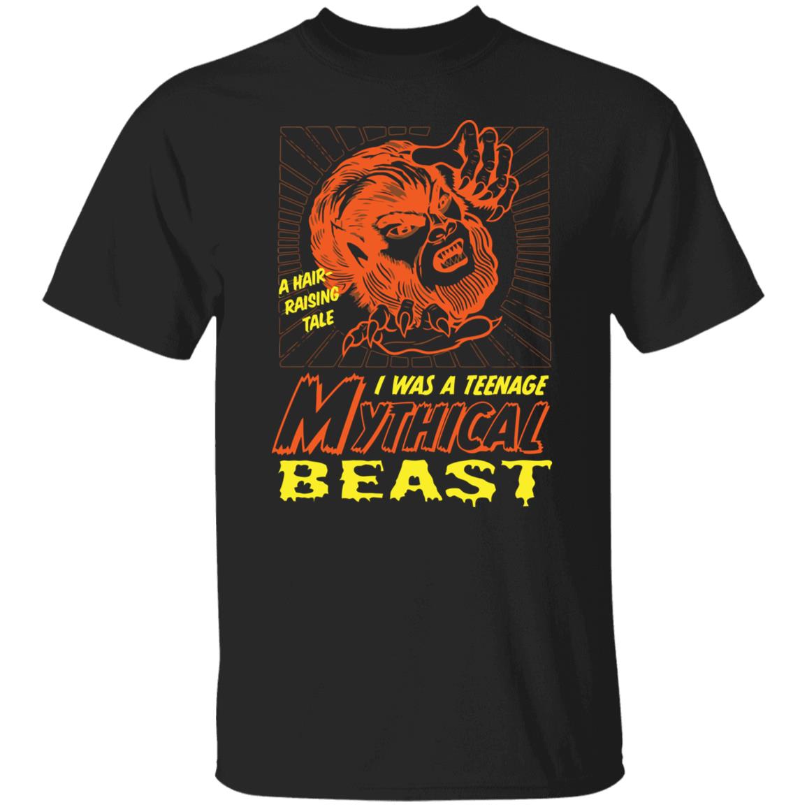 TEENAGE MYTHICAL BEAST shirt black hoodie t shirt - Teechipus