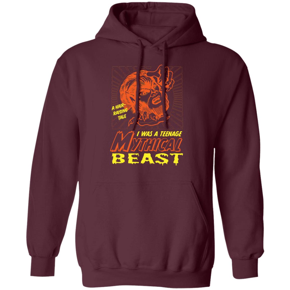 TEENAGE MYTHICAL BEAST shirt black hoodie t shirt - Teechipus