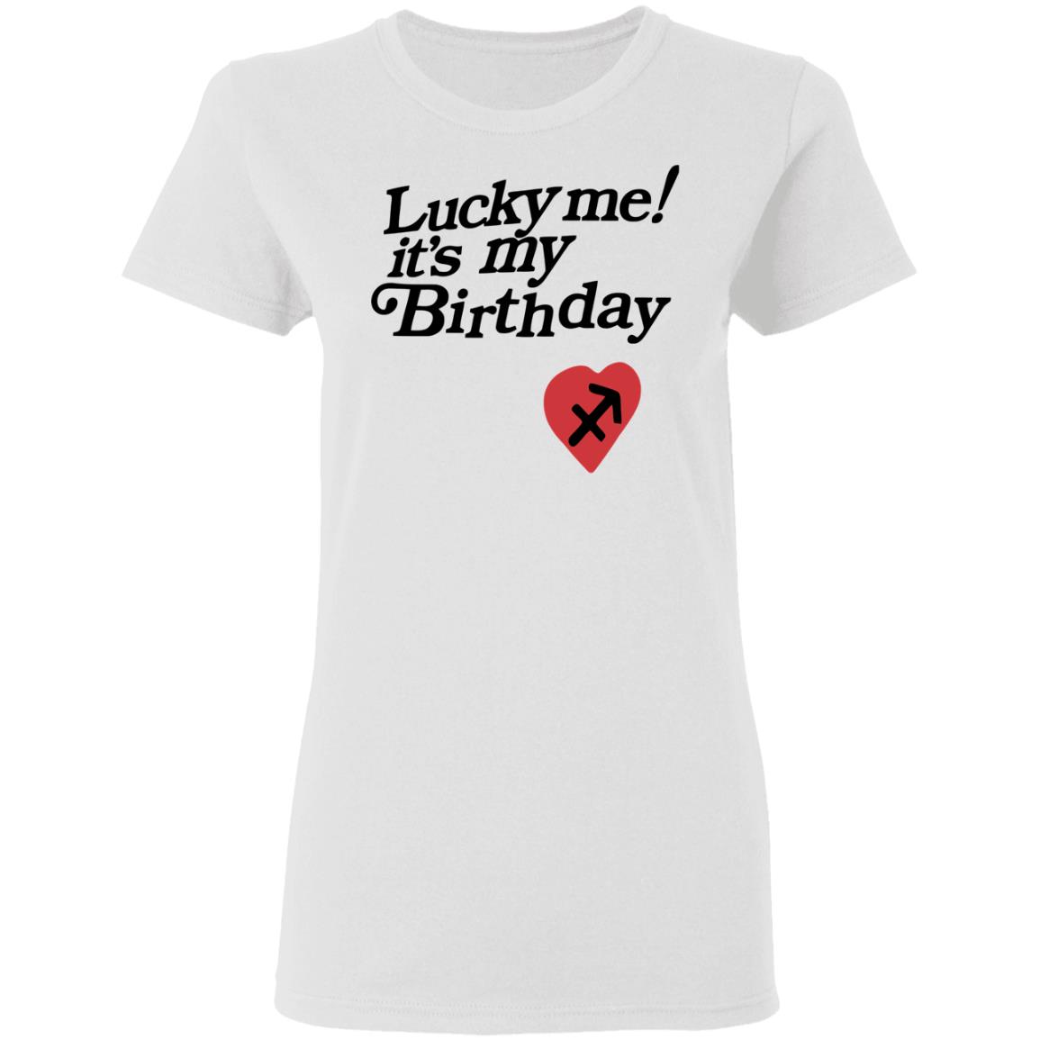 Lucky Me Its My Birthday shirt white hoodie - Teechipus