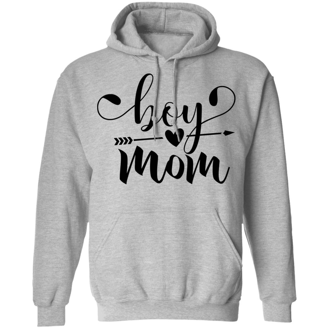 boy mom shirt white hoodie sweatshirt - Teechipus