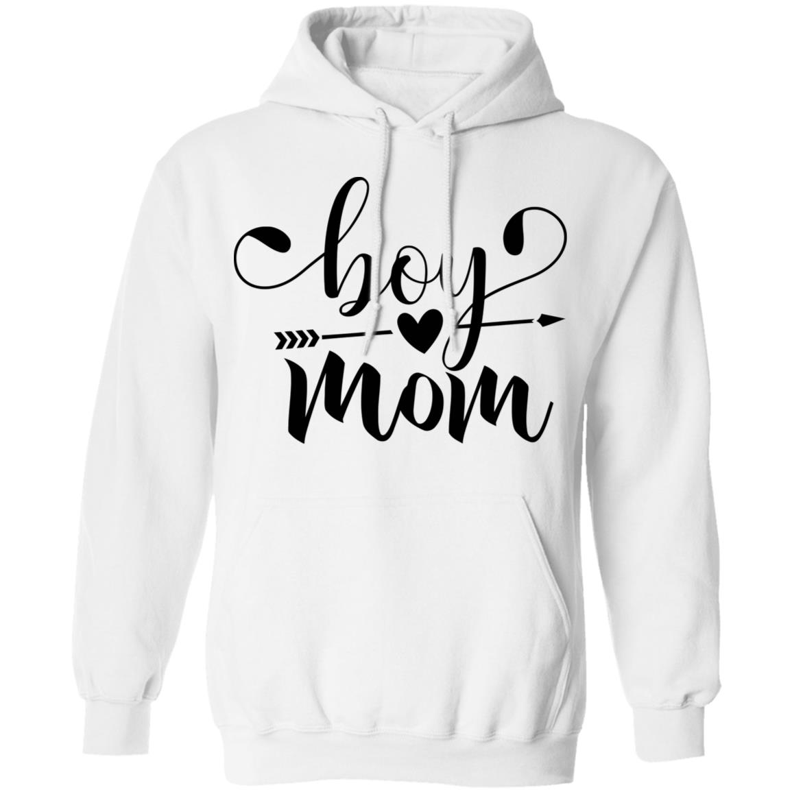 boy mom shirt white hoodie sweatshirt - Teechipus