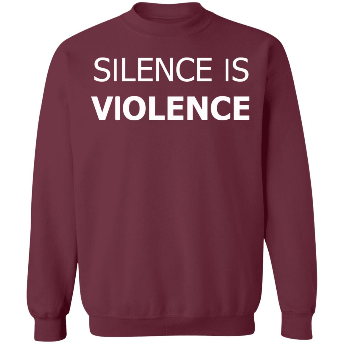 silence is violence shirt black hoodie t shirt - Teechipus