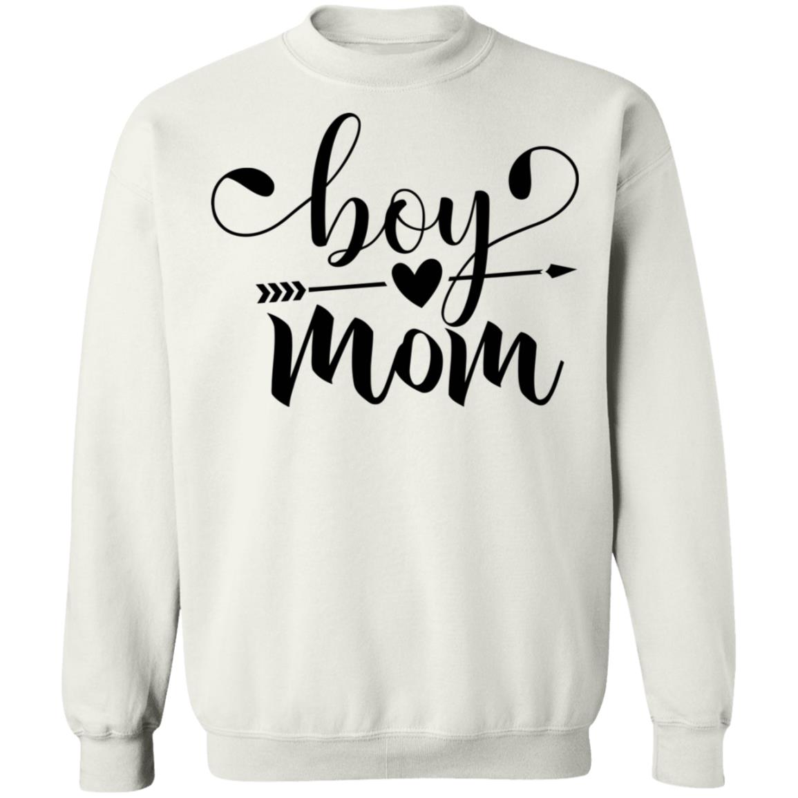 boy mom shirt white hoodie sweatshirt - Teechipus