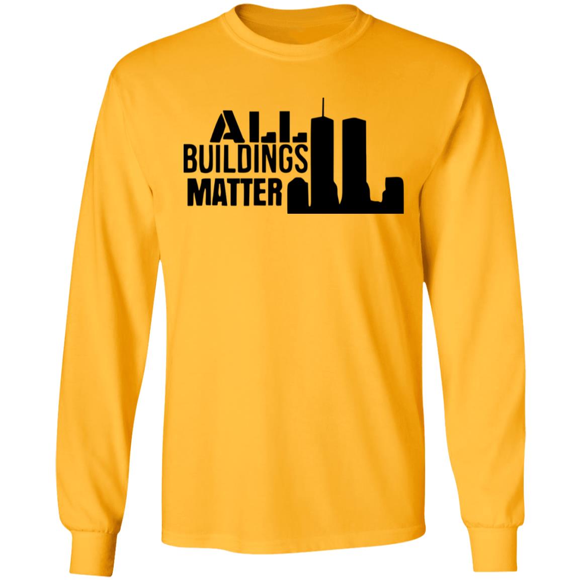 all buildings matter t shirt white hoodie sweatshirt - Teechipus