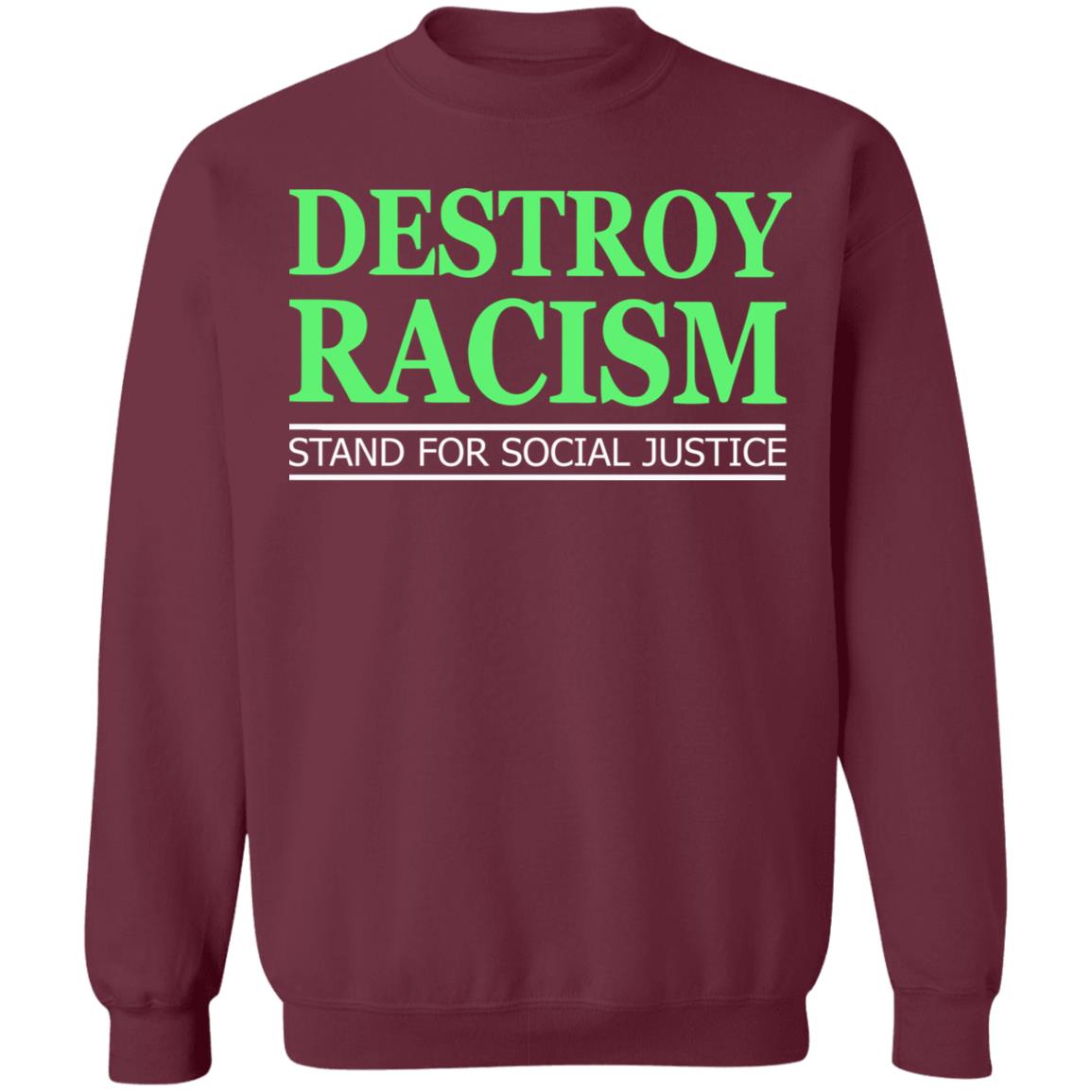 destroy racism shirt black hoodie t shirt - Teechipus